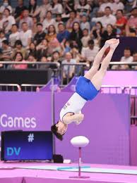gymnast kim han sol wins gold in men s