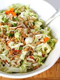 healthy chinese en salad with