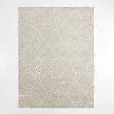 hand knotted silver grey area rug 9 x12