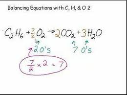 Balancing Equations With C H O 2