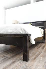 easy to build diy bed houseful of