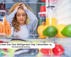 National Clean Out Your Refrigerator Day celebration