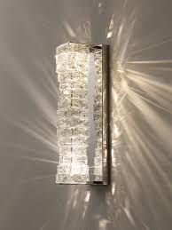 Laminated Crystal Wall Sconce Satulight