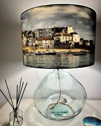 St Ives Blue Waterfront Lampshade