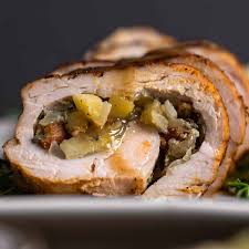 stuffed pork tenderloin with apple