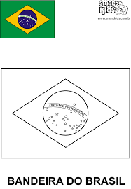 É muito bonita nossa bandeira, não é verdade? Colorir Desenho Bandeira Do Brasil Desenhos Para Colorir Smartkids