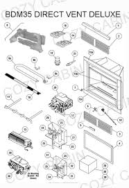 Gas Fireplace Natural Gas Bdm35