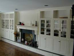 Fireplace Wall With Cabinetry