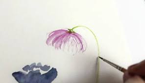 How To Paint Watercolor Flowers 16