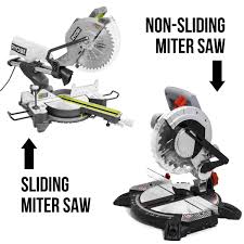 sliding vs non sliding miter saws the