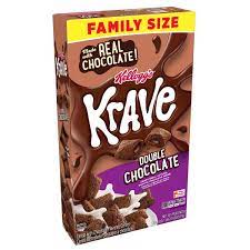 krave double chocolate breakfast cereal