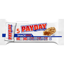 payday peanut caramel snack size candy