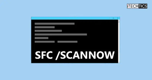 run sfc scannow to repair windows
