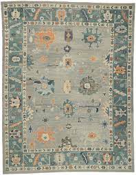 12 x 16 colorful turkish oushak rug 52812