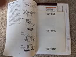lift master garage door opener manual
