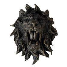 Large Lion Head Wall Mount Stylish Lion