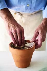 baking in unglazed flower pots