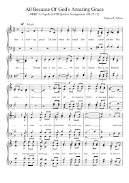 Amazing grace (used to be her favorite song) sound recording | 1 sound disc : All Because Of God S Amazing Grace Sheet Music For Piano Solo Musescore Com