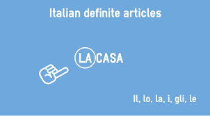 Italian Definite Articles Il Lo La I Gli Le Colanguage