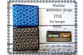 Billfold Machine Embroidery Design In The Hoop Wallet For Banknotes Creative Fabrica