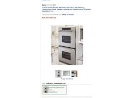 Double Electric Wall Oven Stainless