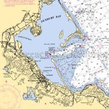 Massachusetts Duxbury Bay Nautical Chart Decor Hobbies