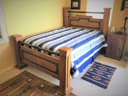 home wood bed frame 100 x 71 x 60