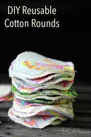 diy reusable cotton rounds