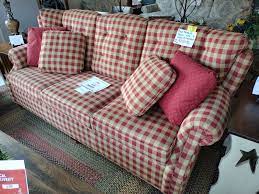 red buffalo plaid sofa chair by