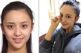 celebrities before and after makeup