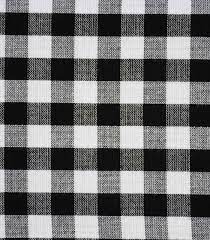 gingham black white check fabric fc
