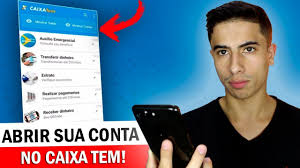 como abrir conta no caixa tem para