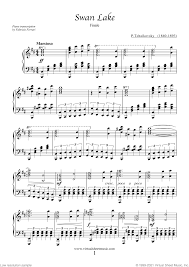 Swan lake original adaptation for piano by kenneth nappier. Tchaikovsky Swan Lake Finale Sheet Music For Piano Solo Pdf