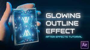 glowing outline effect in after effects