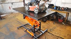 hydraulic lifting workbench to save