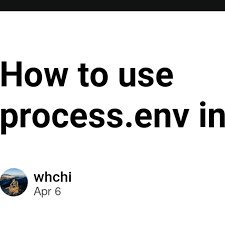how to use process env in vite dev