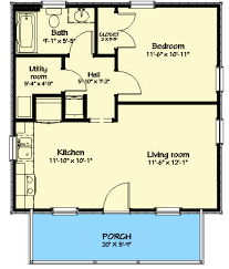 Tiny Home Plan Under 600 Square Feet