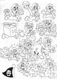 Sticker star • paper mario: Mario 3d World Coloring Pages