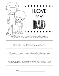 i love my dad father s day printable