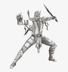 The circle doesn't have to be perfect. Mortal Kombat Drawings Mortal Kombat Characters Scorpion Drawing Transparent Png 600x823 Free Download On Nicepng