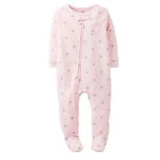 Details About Carters Toddler Girl Silver Polkadots Footed Blanket Sleeper Fleece Pajamas 4t