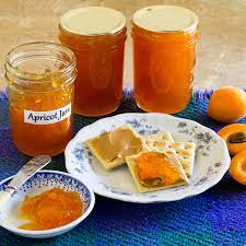 homemade fresh apricot jam with pectin