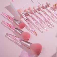 shehas diamond crystal makeup brush set