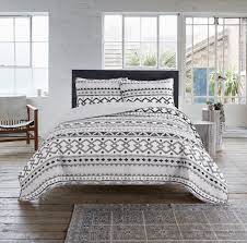 french connection adair 3 piece quilt set natural rust queen