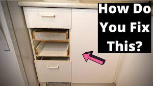 installing new cabinet drawer fronts
