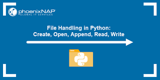file handling in python create open