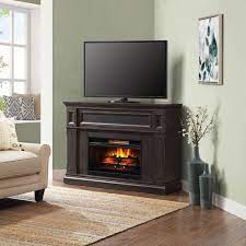 Amesville 50in Midnight Gray Fireplace