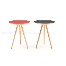 China Solid Wood Grey Red Small Round