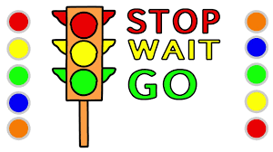 draw traffic light coloring pages