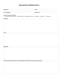 Corrective Action Form Doc By Lesliec Corrective Action